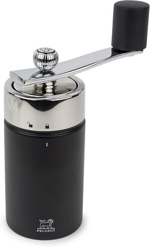 Peugeot - Isen Manual Nutmeg Mill with Crank handle - Beechwood and Stainless Steel, Black, 16 cm in Saudi Arabia