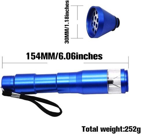 Electric Herb Grinder Pen,Handheld Smart Pollen Spices, Built-in Rechargeable Battery and Easy to Clean (Blue) in Kuwait