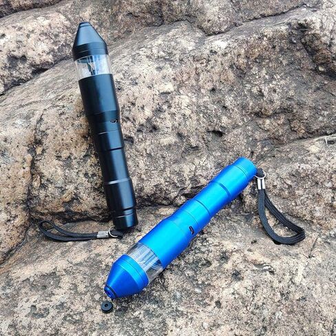 Electric Herb Grinder Pen,Handheld Smart Pollen Spices, Built-in Rechargeable Battery and Easy to Clean (Blue) in Kuwait