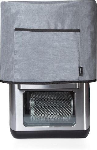 Crutello Air Fryer Cover with Storage Pockets for 10 Quart Fryer, Air Fryer Cover Dust Cover - Small Appliance Dust Covers - Black Air Fryer Cover, Bread Machine Cover in Kuwait