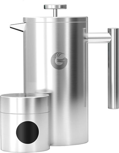 Coffee Gator French Press Coffee Maker 34 oz, Non-Toxic, Gray in Kuwait