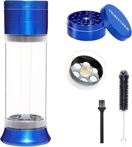 مطحنة أعشاب Vewitcher 3 في 1 محمل حشو التوابل مطحنة الأعشاب الجافة 2 بوصة مطحنة أعشاب من سبائك الزنك مع غرفة تخزين in Kuwait