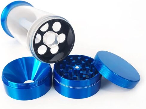 مطحنة أعشاب Vewitcher 3 في 1 محمل حشو التوابل مطحنة الأعشاب الجافة 2 بوصة مطحنة أعشاب من سبائك الزنك مع غرفة تخزين in Kuwait