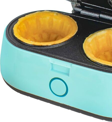 Brentwood Appliances TS-1402BL Double Waffle Bowl Maker, Standard, Blue in Saudi Arabia
