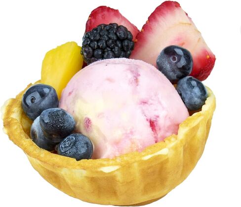 Brentwood Appliances TS-1402BL Double Waffle Bowl Maker, Standard, Blue in Saudi Arabia