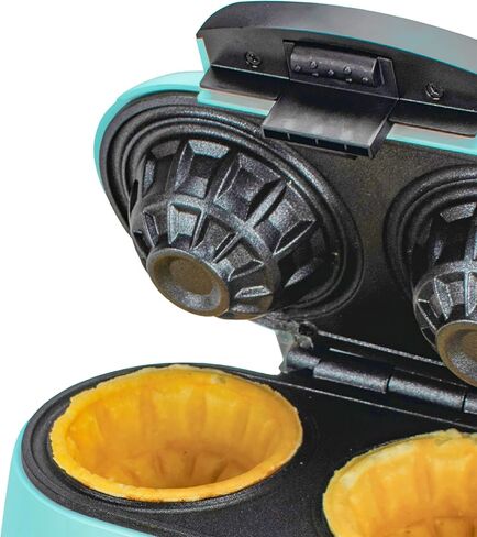 Brentwood Appliances TS-1402BL Double Waffle Bowl Maker, Standard, Blue in Saudi Arabia