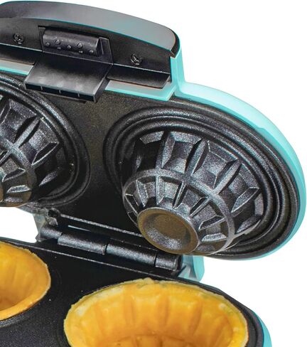 Brentwood Appliances TS-1402BL Double Waffle Bowl Maker, Standard, Blue in Saudi Arabia