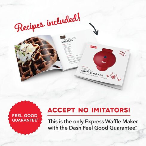 DASH Express 8" Waffle Maker for Waffles, Paninis, Hash Browns + other Breakfast, Lunch, or Snacks, with Easy to Clean, Non-Stick Cooking Surfaces - Aqua in Saudi Arabia