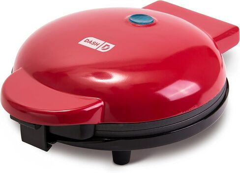 DASH Express 8" Waffle Maker for Waffles, Paninis, Hash Browns + other Breakfast, Lunch, or Snacks, with Easy to Clean, Non-Stick Cooking Surfaces - Aqua in Saudi Arabia