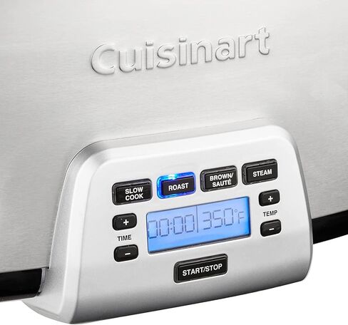 Cuisinart PSC-350 3-1/2-Quart طباخ بطيء قابل للبرمجة، فضي، 9-1/2 بوصة ارتفاع × 9.1 بوصة عرض × 12.67 بوصة طول in Kuwait