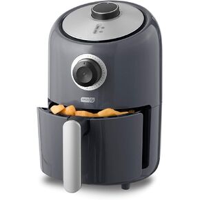 Dash Compact Air Fryer - Healthy Cooking with Auto Shut-Off Feature, Adjustable Temperature Control & Nonstick Fry Basket - Has AirCrisp® Technology - 2 Quart - Cool Grey in Kuwait