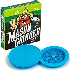 2 Piece Herb Grinder with Holes by Mason Grinder - Large Mouth - 2 Piece Herb Grinder with Holes - Fits on Wide Mason Jars (Jar Not Included) in Kuwait