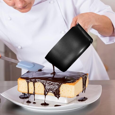 ZXMOTO آلة تقسية الشوكولاتة 110 فولت وعاء صهر الشوكولاتة الكهربائية فوندو ذوبان الشوكولاتة درجة حرارة قابلة للتعديل مثالية لحفلات الهالوين - وعاء غلاية مزدوج in Kuwait