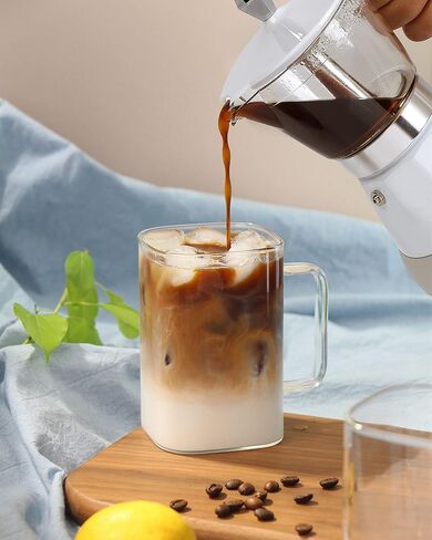 ماكينة اسبريسو هاكفيا، ماكينة صنع قهوة اسبريسو محمولة وماكينة كابتشينو لاتيه مع رغوة الحليب، ماكينة اسبريسو مع جهاز بخار، وعاء موكا 2 في 1 للمنزل والمكتب والسفر، 2-3 أكواب، من الألومنيوم in Kuwait