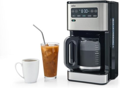 Braun KF5650BK Pure Flavor Coffee Maker, 14 cup, Black in Kuwait