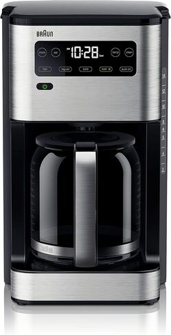 Braun KF5650BK Pure Flavor Coffee Maker, 14 cup, Black in Kuwait