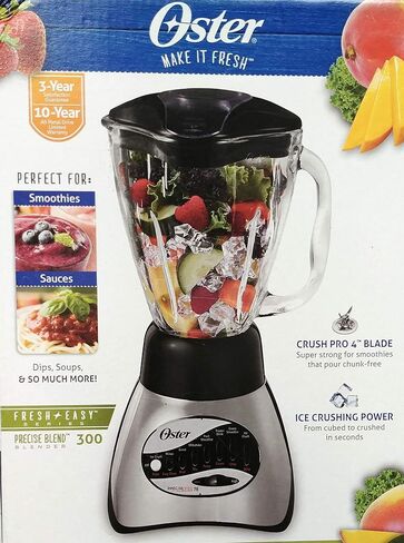 Oster 6812-001 Core 16-Speed Blender with Glass Jar, Black in Saudi Arabia