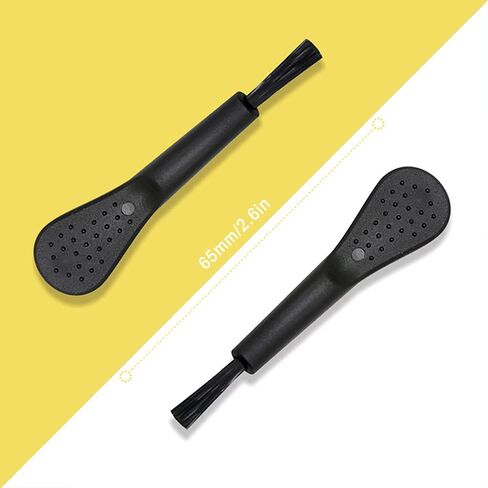FANVA Black Scrapers, Brushes & Spoons Kit with 3 in 1 cleaning tool for Spice Grinder include 4 Pcs Scrapers,6 Pcs 3 Types of Brushes,2 Spoons,1 Pcs Plastic Jar and A Storage Box in Saudi Arabia
