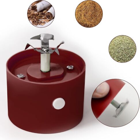 Electrical Metal Aluminum Herb Tobacco Grinder Cracker Crusher Spice Smoke Grinders 1 PC (Black) in Kuwait
