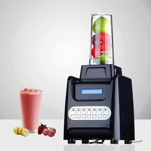 OVENTE Kitchen Countertop Blender with Dispenser Stainless Steel Blade & 1.5L BPA-Free Portable Easy Clean Jar, 1000 Watt Base Powered Electric Mixer for Smoothie Protein Shakes, Black BLH1000B in Saudi Arabia