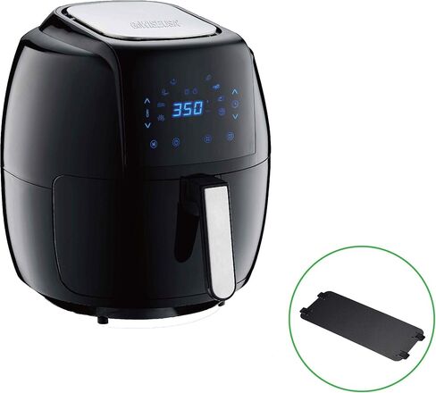 GoWISE USA 8-in-1 Digital Air Fryer with Recipe Book, 7.0-Qt, Black in Kuwait