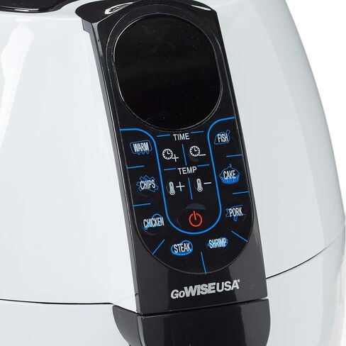 GoWISE USA 3.7-Quart Programmable Air Fryer with 8 Cook Presets, GW22638 - Black in Kuwait
