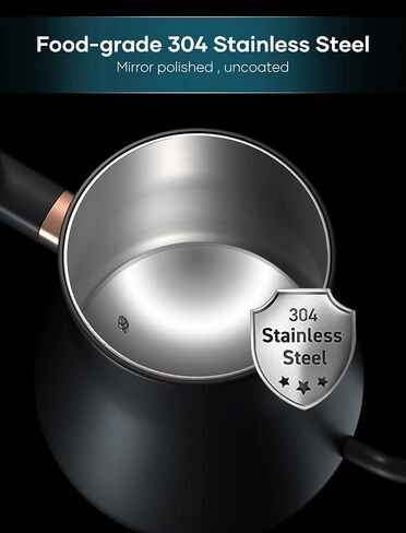 INTASTING Gooseneck Electric Kettle, 0.9L Pour Over Kettle with Precise 1℉ Temperature Control, Stainless Steel Inner, 1200W Quick Heating, for Coffee Master, Matte Black in Kuwait