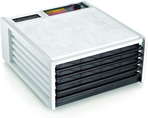 مجفف طعام كهربائي من إكسكاليبور بلاك دور، 5 صينية، أبيض (توقف عن طريق)، متوسط in Kuwait