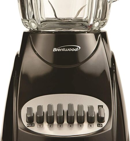 Brentwood JB-920B 12-Speed + Pulse Blender with Glass Jar, Black in Saudi Arabia