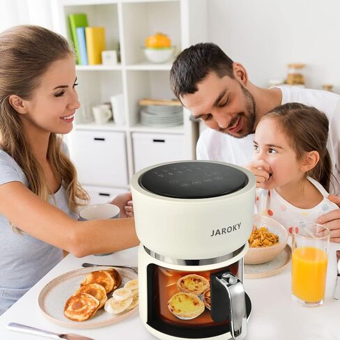 مقلاة هوائية من جوراكي، 3QT/3L فرن مقلاة هوائية كهربائية خالية من الزيت، مقلاة هوائية بيضاء 12 في 1 مع كتاب وصفات، شاشة لمس LED، سلة غير لاصقة، 1200 وات in Saudi Arabia