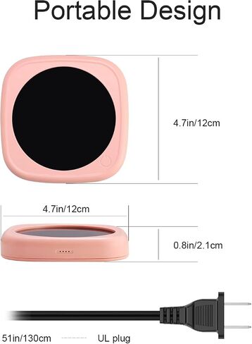 Bsigo Smart Coffee Mug Warmer & Cute Cat Mug Set, Beverage Cup Warmer for Desk Home Office, Candle Warmer Plate for Milk Tea Water with Two Temperature Setting(Up to 140℉/ 60℃), 8 Hour Auto Shut Off in Kuwait