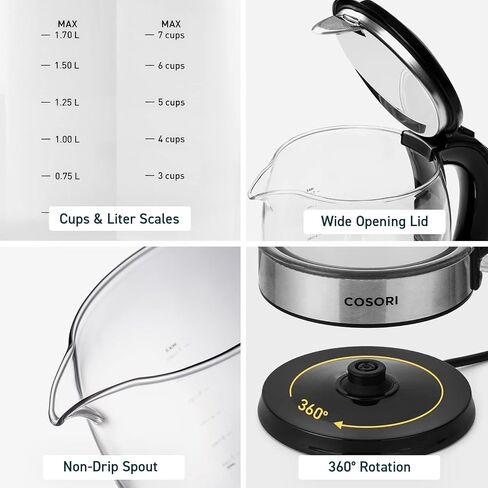 COSORI Electric Kettle and Gooseneck Kettle Bundle | Temperature Control Tea and Coffee Makers in Saudi Arabia