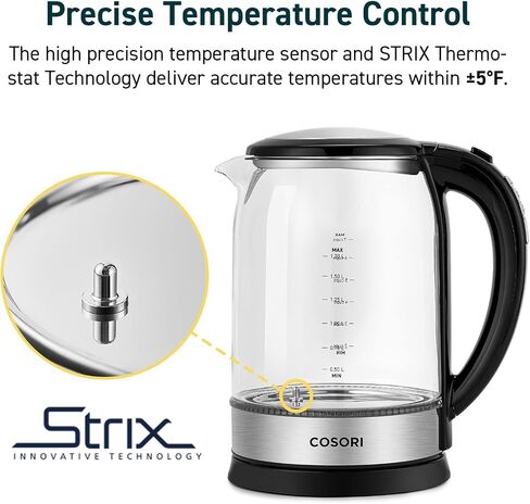 COSORI Electric Kettle and Gooseneck Kettle Bundle | Temperature Control Tea and Coffee Makers in Saudi Arabia
