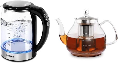 COSORI Electric Kettle and Gooseneck Kettle Bundle | Temperature Control Tea and Coffee Makers in Saudi Arabia