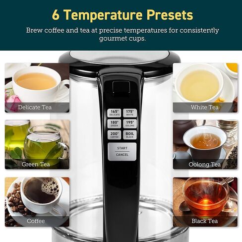 COSORI Electric Kettle and Gooseneck Kettle Bundle | Temperature Control Tea and Coffee Makers in Saudi Arabia
