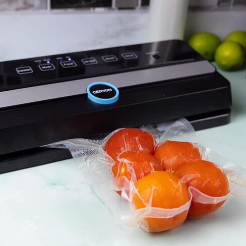 أكياس فراغ السدادة للأغذية| 50 كيسًا من أكياس المكنسة الكهربائية المقطعة مسبقًا للطهي بالفيديو | أكياس تخزين مقاس 8 × 12 بوصة لـ GERYON وجميع أدوات منع تسرب الهواء | درجة تجارية، خالية من البيسفينول أ، شديدة التحمل، رائعة لتخزين العطلات، وإعداد الوجبات in Kuwait