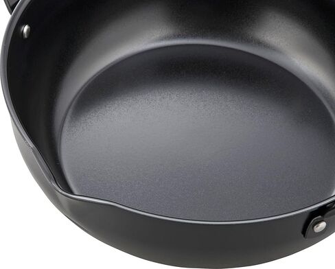 TM-9467 Tempura Pot, Imono Koji from Tsubamesanjo, 7.9 inches (20 cm), Iron Lid, Induction Compatible, Made in Japan in Kuwait