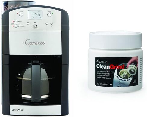 ماكينة صنع القهوة الرقمية Cappresso 465 CoffeeTeam TS سعة 10 أكواب مع مطحنة مخروطية الشكل وإبريق حراري in Kuwait