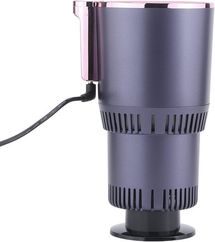 Cooler Warmer Cup Holder 2‑in‑1 Universal Intelligent Aluminum Accessory Travel Coffee Mug for Car Truck Electric Heated Travel Mug Heating Cup Keep Milk Warm for Home Trip Auto Universal in Saudi Arabia
