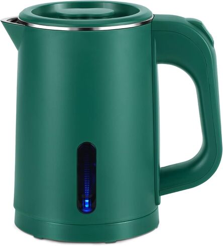 0.8L Small Travel Electric Tea Coffee Kettle | 600W Rapid Boil,Double Wall,Auto Shut-Off,Boil Dry Protection,Hot Water Boiler in Kuwait