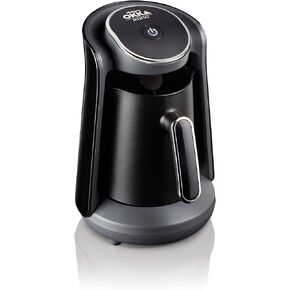 ماكينة صنع القهوة التركية/اليونانية الأوتوماتيكية من Arzum Okka Minio، الولايات المتحدة الأمريكية 120 فولت، أسود/فضي، 4 أكواب in Kuwait