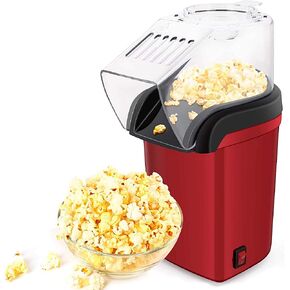 Hot Air Popper, Electric Popcorn Maker Machine with 1200W, No oil needed, Healthy and Delicious Snack for Kids, Adults. Great for Holding Parties in Home and Watching Movies with Family in Kuwait