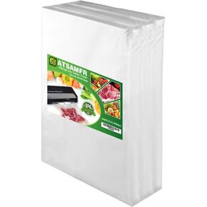 4mil100 Quart Size 8x12Inch Vacuum Sealer Food Bags with BPA Free,Heavy Duty,Great for Vac Storage or Sous Vide Cooking