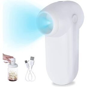 مجموعة أدوات تفريغ الهواء من Mason Jar، سدادة جرة الطعام الكهربائية لتخزين الطعام، مجموعة مضخة تفريغ محمولة 6 في 1 تناسب سدادة تعليب مكنسة كهربائية ذات فم واسع ومنتظم in Kuwait