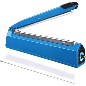8 Inch Impulse Sealer Handheld Bag Heat Sealing Packaging Machine for Home Resturant Food Storage Heat Seal Closer