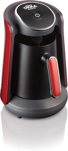 Arzum Okka Minio Automatic Turkish/Greek Coffee Machine, USA 120V Ul, black/Silver,4 cups in Saudi Arabia