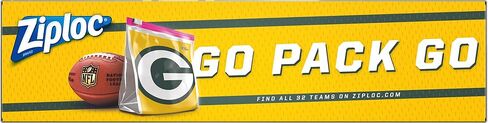 Ziploc Slider Storage Gallon Bag, Great for Grab-and-go Snacking, Tailgating or homegating, 20 Count- NFL Atlanta Falcons in Saudi Arabia