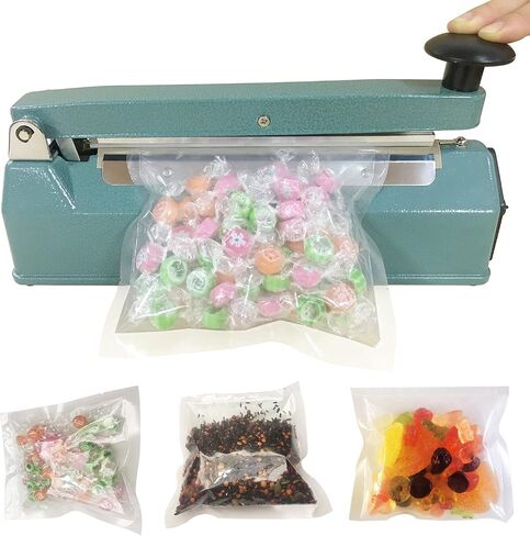 Impulse Sealer, 8 inch Handheld Impulse Bag Heat Sealer Packaging Machine for Self Sealing Plastic Poly Cellophane Mylar Shrink Wrap Clip Bags in Saudi Arabia