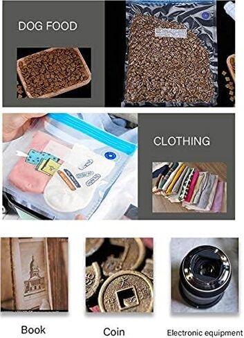 30 عبوة من أكياس سحاب مانعة للتسرب خالية من مادة BPA مع صمام هواء مزدوج الطبقة للطهي بالفراغ وقابلة لإعادة الاستخدام من البلاستيك حقيبة تجميد الساندويتش لتخزين الطعام والمطبخ 6.5 * 9 بوصة هدية مجانية 2 مشبك مانع للتسرب (صغير_أزرق) in Kuwait