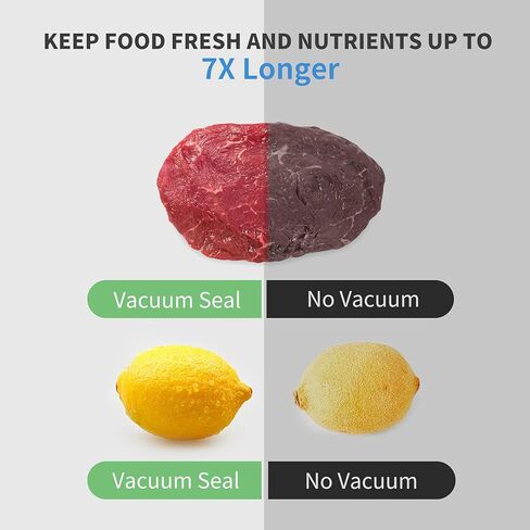 فراغ ختم آلة الأوتوماتيكية توفير الطعام فراغ الختم للمطبخ، نظام إغلاق فراغ أوتوماتيكي بنظام إغلاق جاف ورطب الغذاء أنماط الطعام 11 × 119 بوصة أكياس فراغ قطع مجاني أسفل الضوضاء in Kuwait